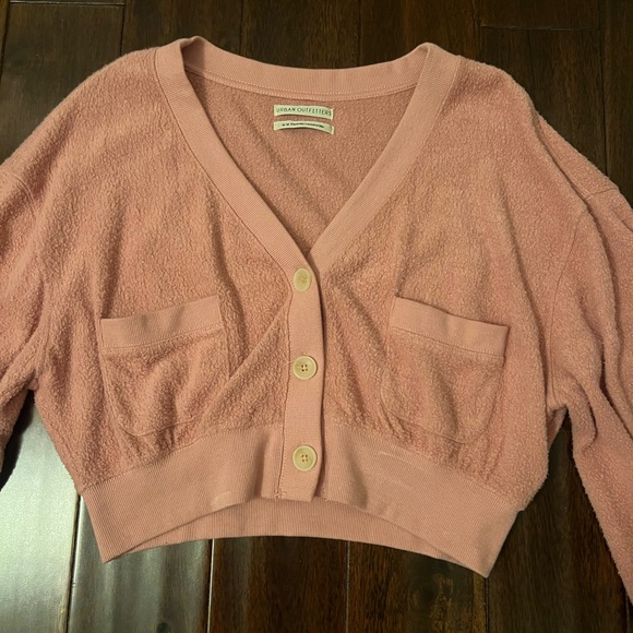 Urban Outfitters pink button up cardigan - Picture 3 of 3
